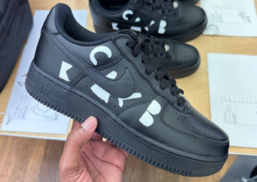 First Look CDG Black x Nike Air Force 1 CrepProtect EU