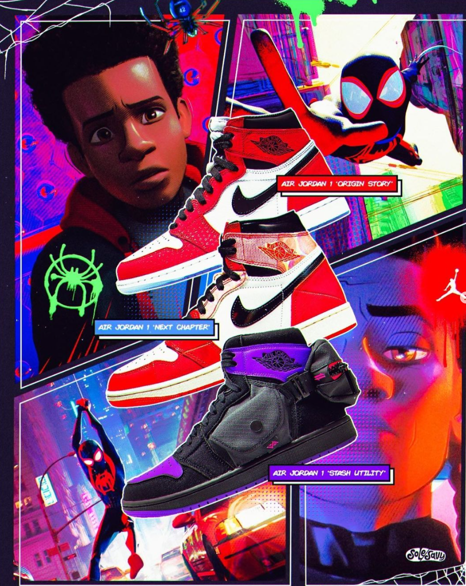 Jordans in spider verse online