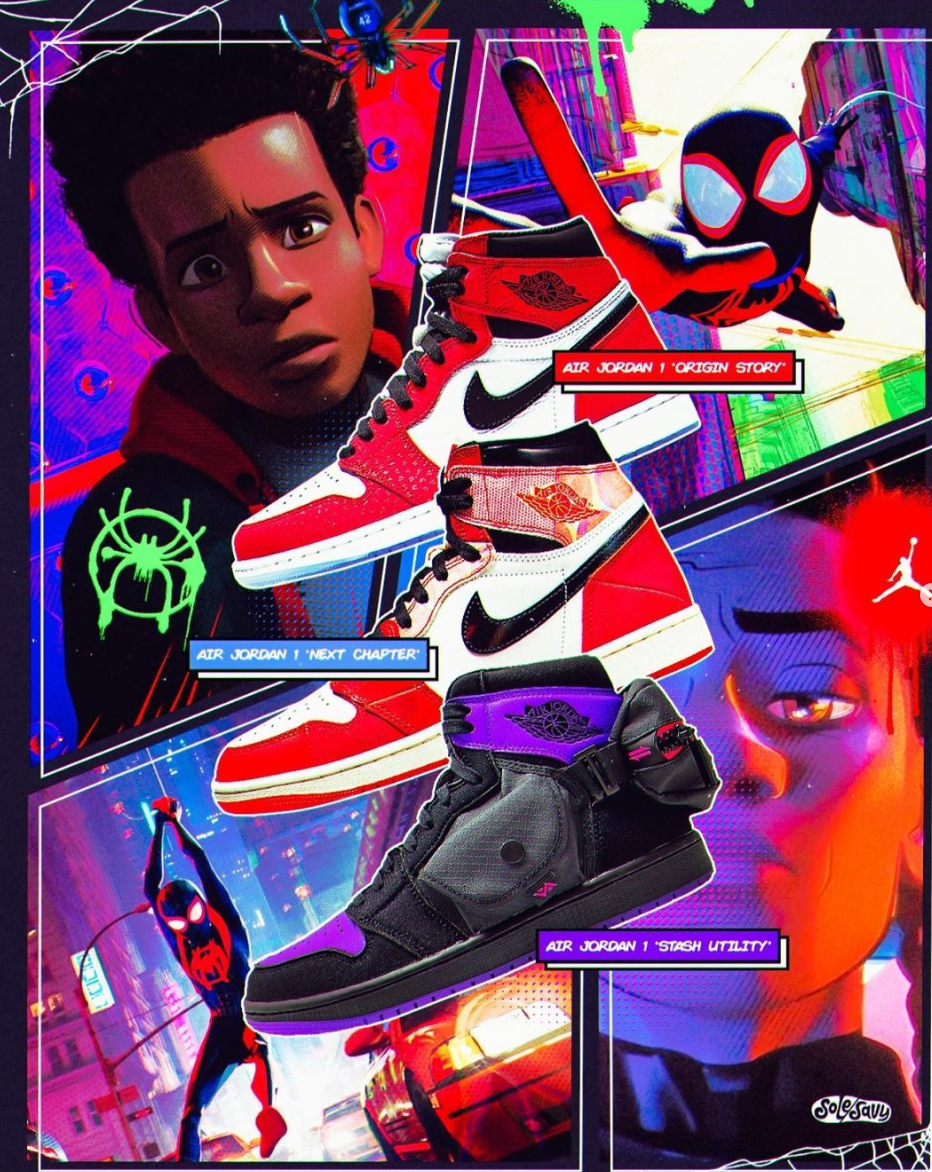 Jordan 1 Spider Verse Drop CrepProtect EU