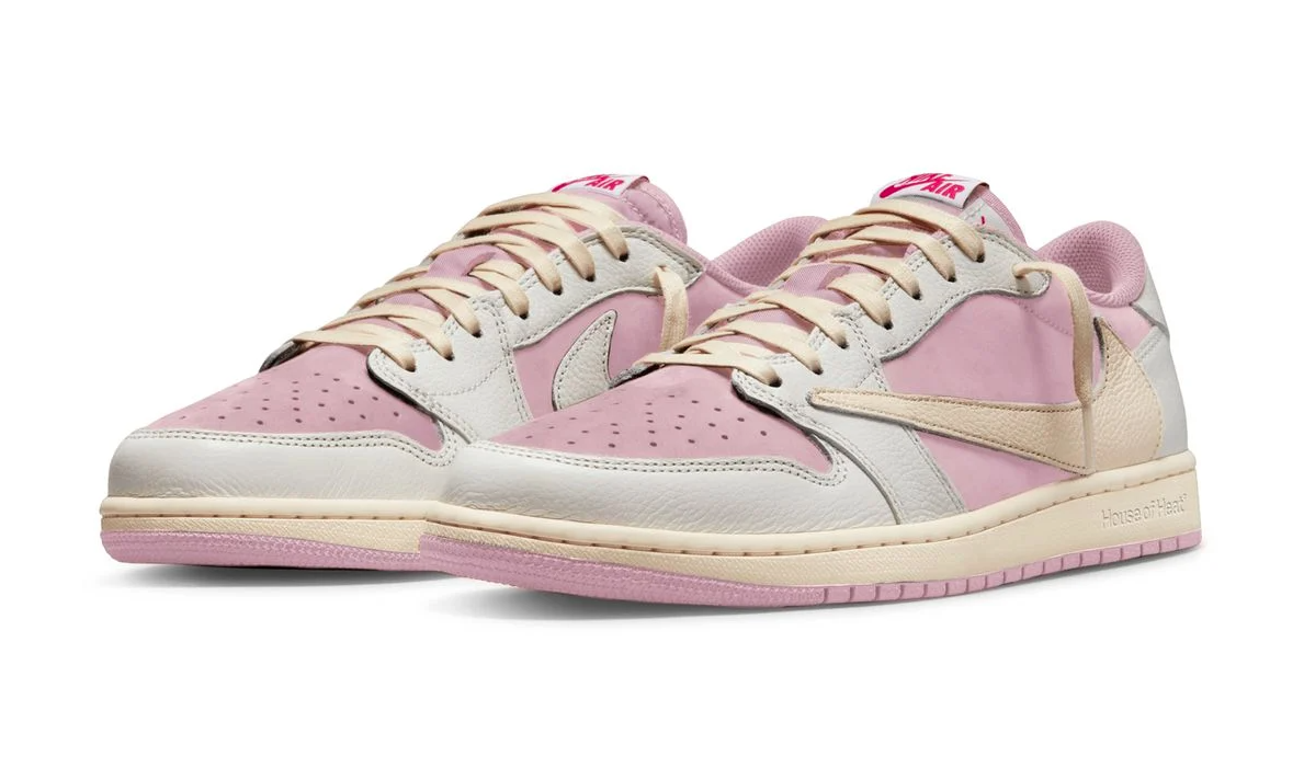 Travis Scott x Air Jordan 1 Low OG SP 'Shy Pink' Set For 2026