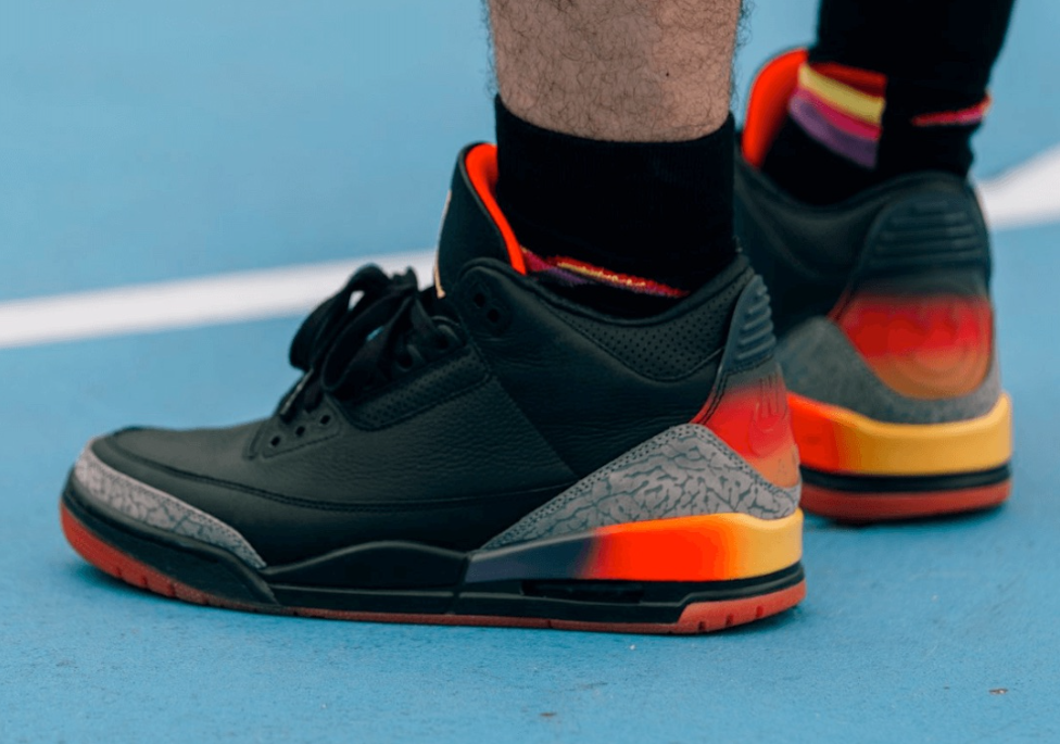 靴 J Balvin Nike Air Jordan 3 Rio J Balvin x AJ3 'Rio' Zomer 2024 | CrepProtect EU