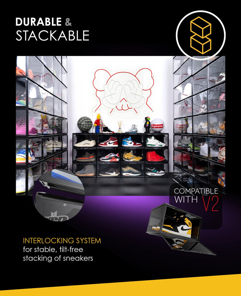 Crep protect sneaker box 3.0 enveloping a room with sneakers: ultimate showcase
