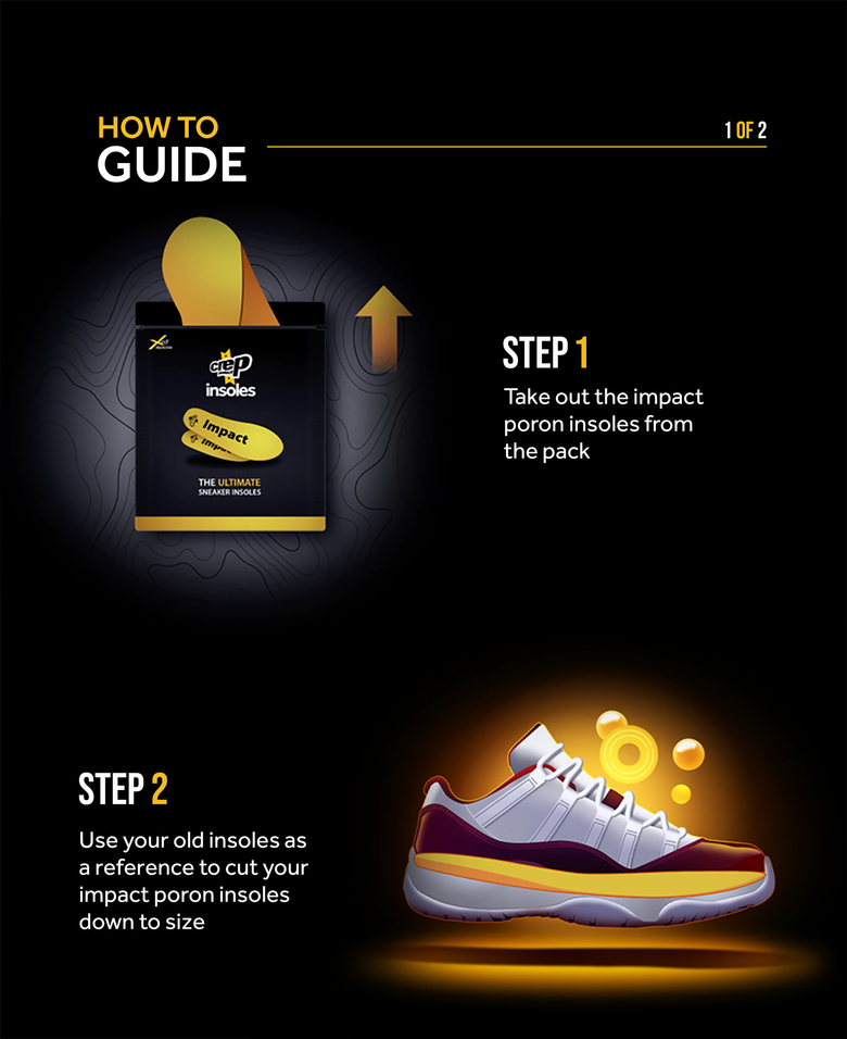 HOW TO impact insoles steps 1-2