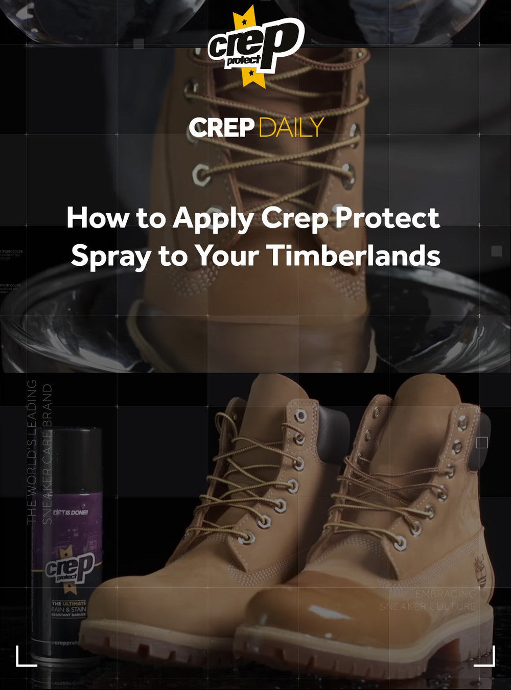 How to Apply Crep Protect Spray to your Timberlands – CrepProtect EU
