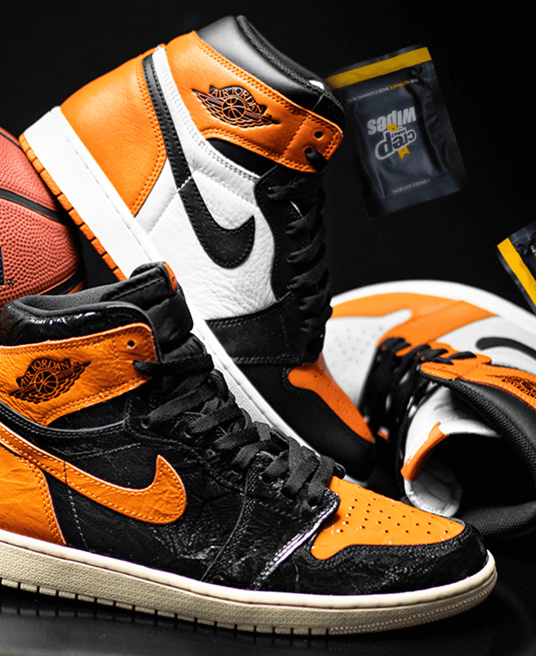 Nike Air Sneakers Paired with Crep Protect Wipes for Maintenance